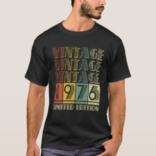 T-shirt Fait En 1976 45E Anniversaire Vintage 1976 45 Ans 