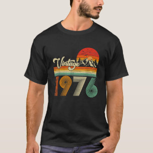 T-shirt Fait en 1976 50 ans Anniversaire Classique Hommes
