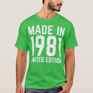 T-shirt Fait en 1981