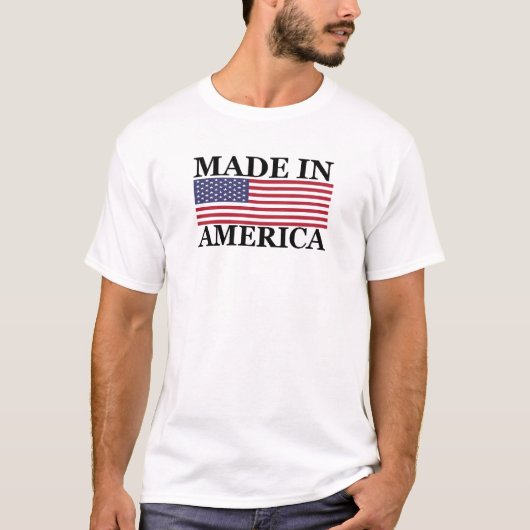 T-SHIRT FAIT EN AMÉRIQUE (Devant)