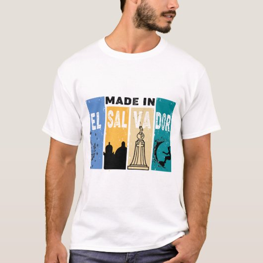 T-SHIRT FAIT EN EL SALVADOR (Devant)