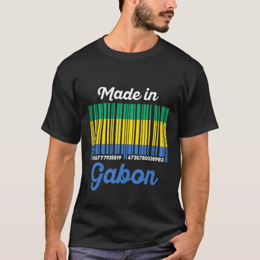 T-shirt Fait Gabon (Devant)