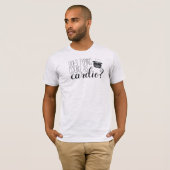 T-shirt "Fait le compte de dactylographie comme cardio- ?" (Devant entier)