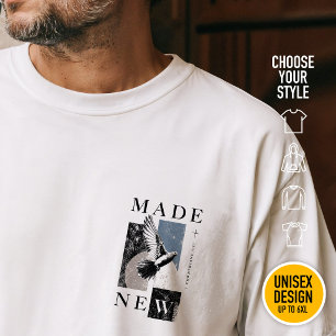 T-shirt Fait Nouveau 2 Corinthiens 5:17 Baptême Dove Bruta