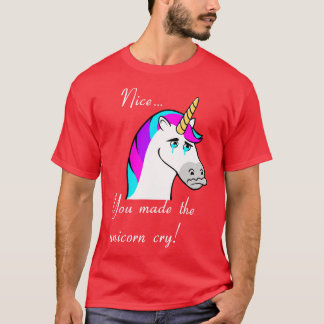 T-shirt Fait pleurer la licorne