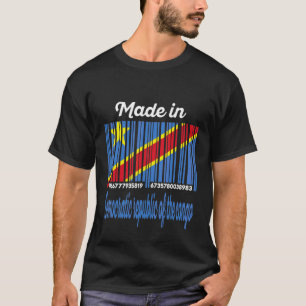 T-shirt Fait République Démocratique Du Congo