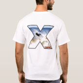 T-shirt fait sur commande d'air de X (Dos)