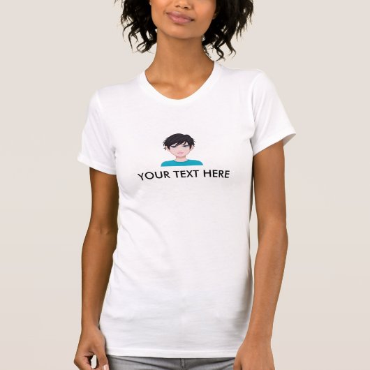 T-shirt fait sur commande d'avatar (Devant)