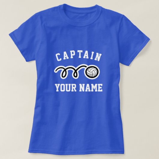 T-shirt fait sur commande de capitaine de (Design devant)