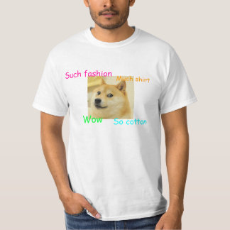 T-shirt fait sur commande de doge