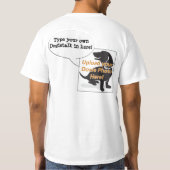 T-shirt fait sur commande de Dogietalk (Dos)