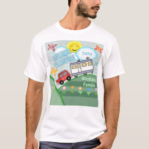 T-shirt fait sur commande de vacances de famille