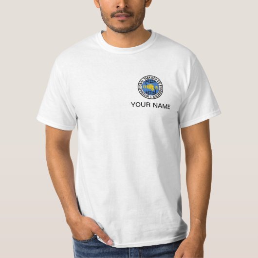 T-shirt fait sur commande d'ITF disponible dans (Devant)