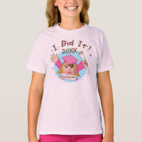 T-shirt fait sur commande d'obtention du diplôme