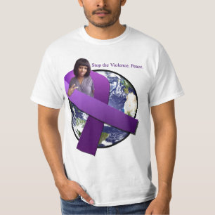 T-shirt fait sur commande (prévention de violence