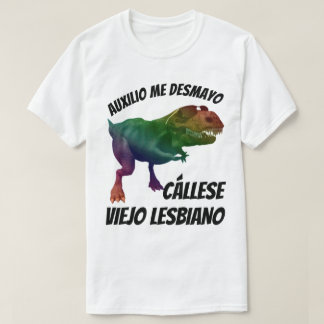 T-shirt Fait taire se Vieux Lesbien