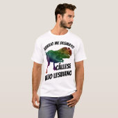 T-shirt Fait taire se vieux lesbien (Devant entier)