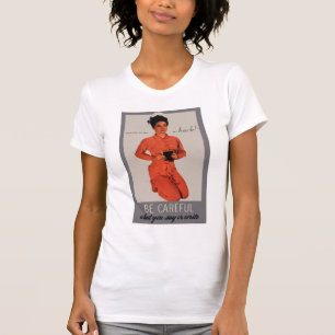 T-shirt Faites attention à ce que vous dites et écrivez