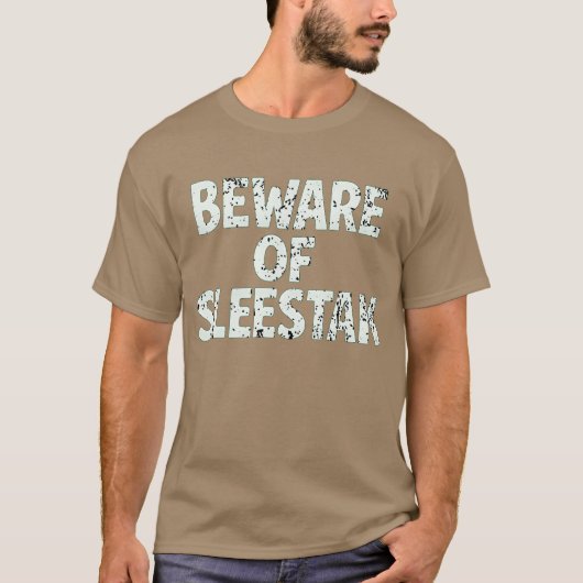T-SHIRT FAITES ATTENTION À UN ESCALIER DE SLEE (Devant)