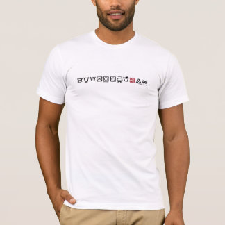 T-shirt Faites attention - pièce en t unisexe