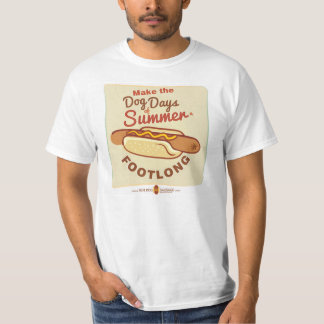 T-shirt "Faites aux canicules de l'été le hot-dog T par