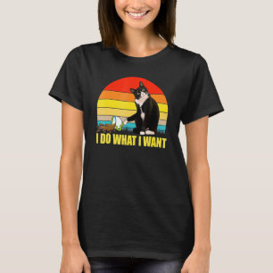 T-shirt Faites Ce Que Je Veux Tuxedo Cat Cat Coffee Cup