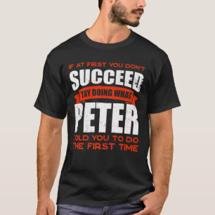 T-shirt Faites ce que Peter vous a dit faire Amis Nom Budd
