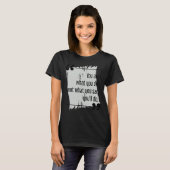 T-shirt Faites ce que vous dites Motivation Objectif Défin (Devant entier)