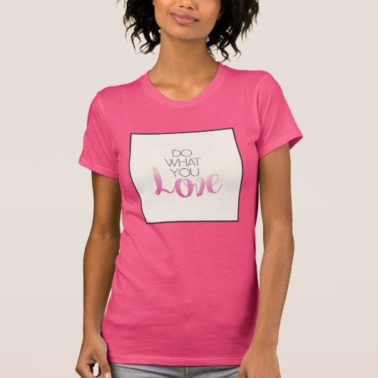 T-shirt Faites ce qui vous amour 2 (Devant)