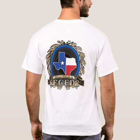 T-shirt Faites cécession le Texas (Dos)