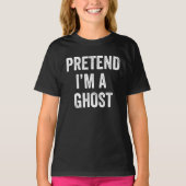 T-shirt Faites comme si je suis un ghost mignon enfant Cos (Devant)