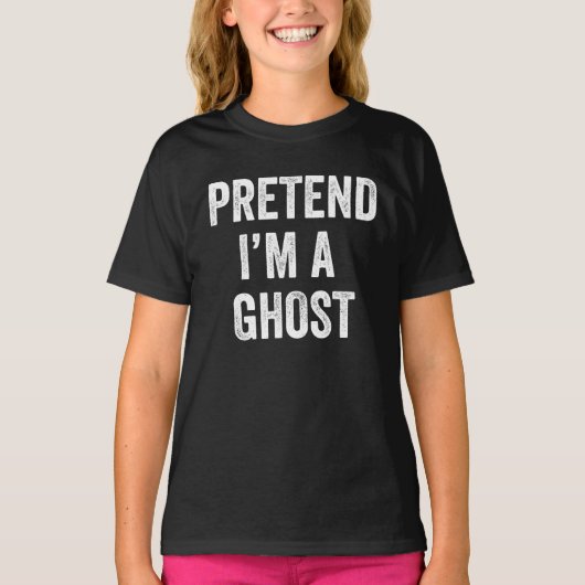 T-shirt Faites comme si je suis un ghost mignon enfant Cos (Devant)