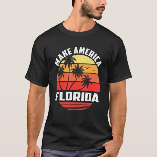 T-shirt Faites de l'Amérique Floride (Devant)