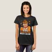 T-shirt Faites de Thanksgiving une grande à nouveau automn (Devant entier)