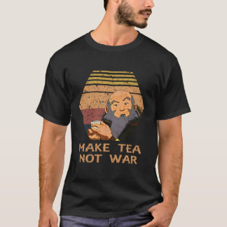T-shirt Faites du thé pas la guerre paisible Samurai Tea D
