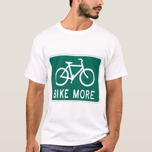 T-shirt Faites du vélo davantage (Devant)