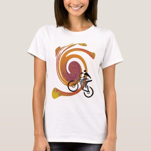T-shirt faites du vélo n'importe quel terrain (Devant)