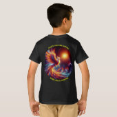 T-shirt Faites flamber les incendies comme un phénix Enfan (Dos entier)