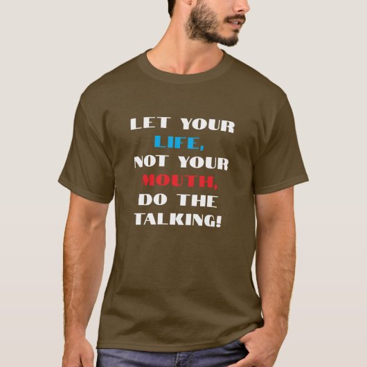 T-shirt " Faites la conversation " (Devant)