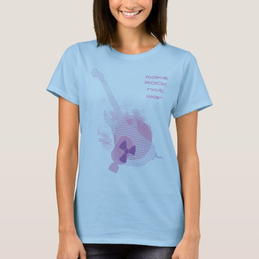 T-SHIRT FAITES LA GUERRE DE ROCHE PAS (Devant)