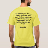 T-shirt Faites la justice (Dos)