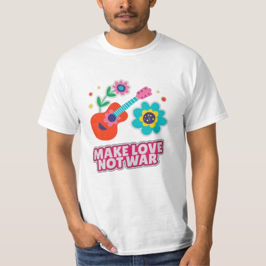 T-shirt Faites l'amour pas la guerre (Devant)