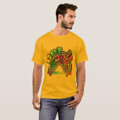 T-shirt Faites-le correctement avant d'articuler de l'or (Devant entier)