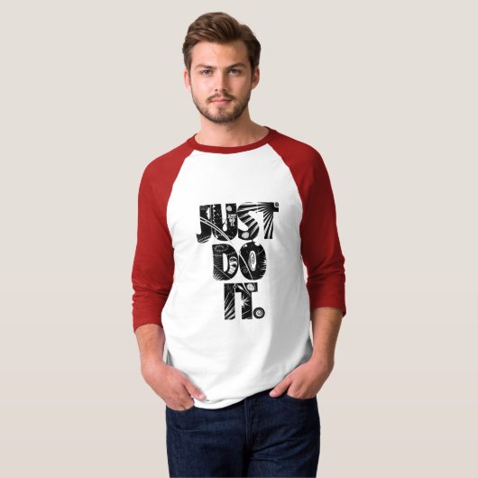 T-shirt Faites-le simplement (Devant entier)
