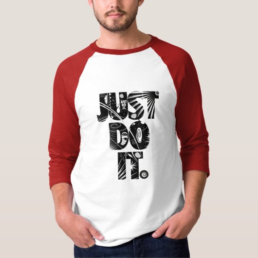 T-shirt Faites-le simplement (Devant)