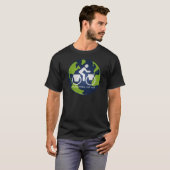 T-shirt Faites les milles, pas guerre (Devant entier)