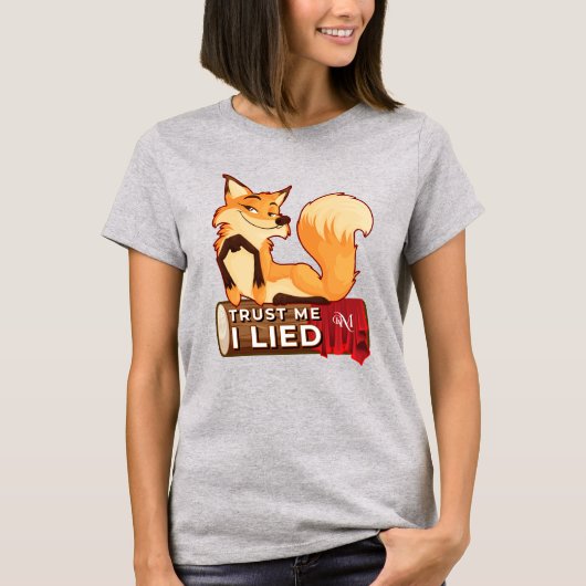 T-shirt : Faites-moi confiance (gris) (Devant)
