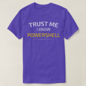 T-shirt Faites-moi confiance I Connaît Powershell Data Sci (Design devant)