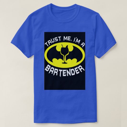 T-SHIRT FAITES-MOI CONFIANCE IM A BARTENDER (Design devant)
