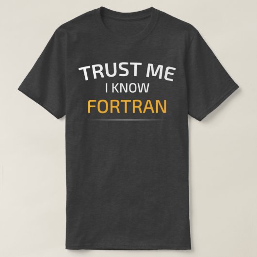 T-shirt Faites-moi confiance Je Connais Fortran Data Scien (Design devant)